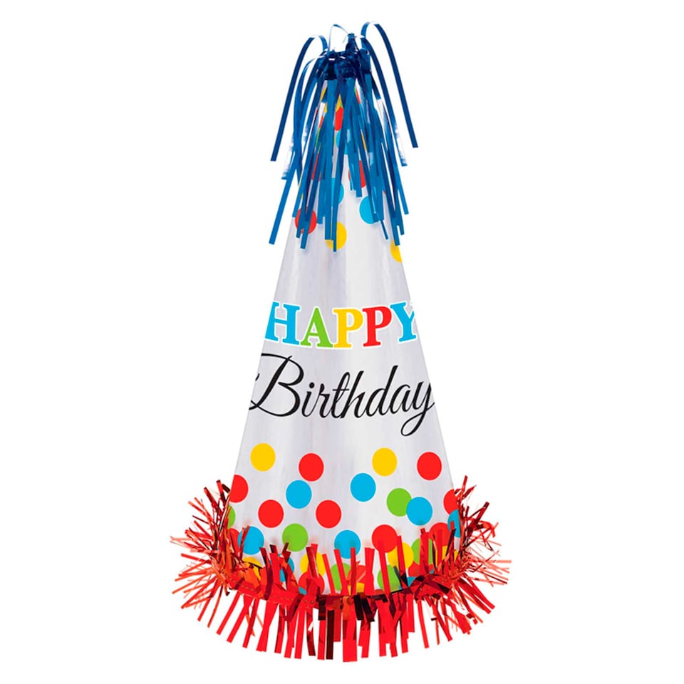 Giant Birthday Cone Hat