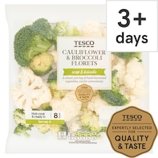 Tesco Cauliflower & Broccoli Florets 400G (M)