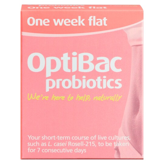 Optibac Probiotic Flat Stomach 7sachets Tesco Groceries