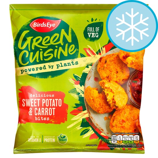 Birds Eye Green Cuisine Sweet Potato & Carrot Bites 450G Tesco Groceries