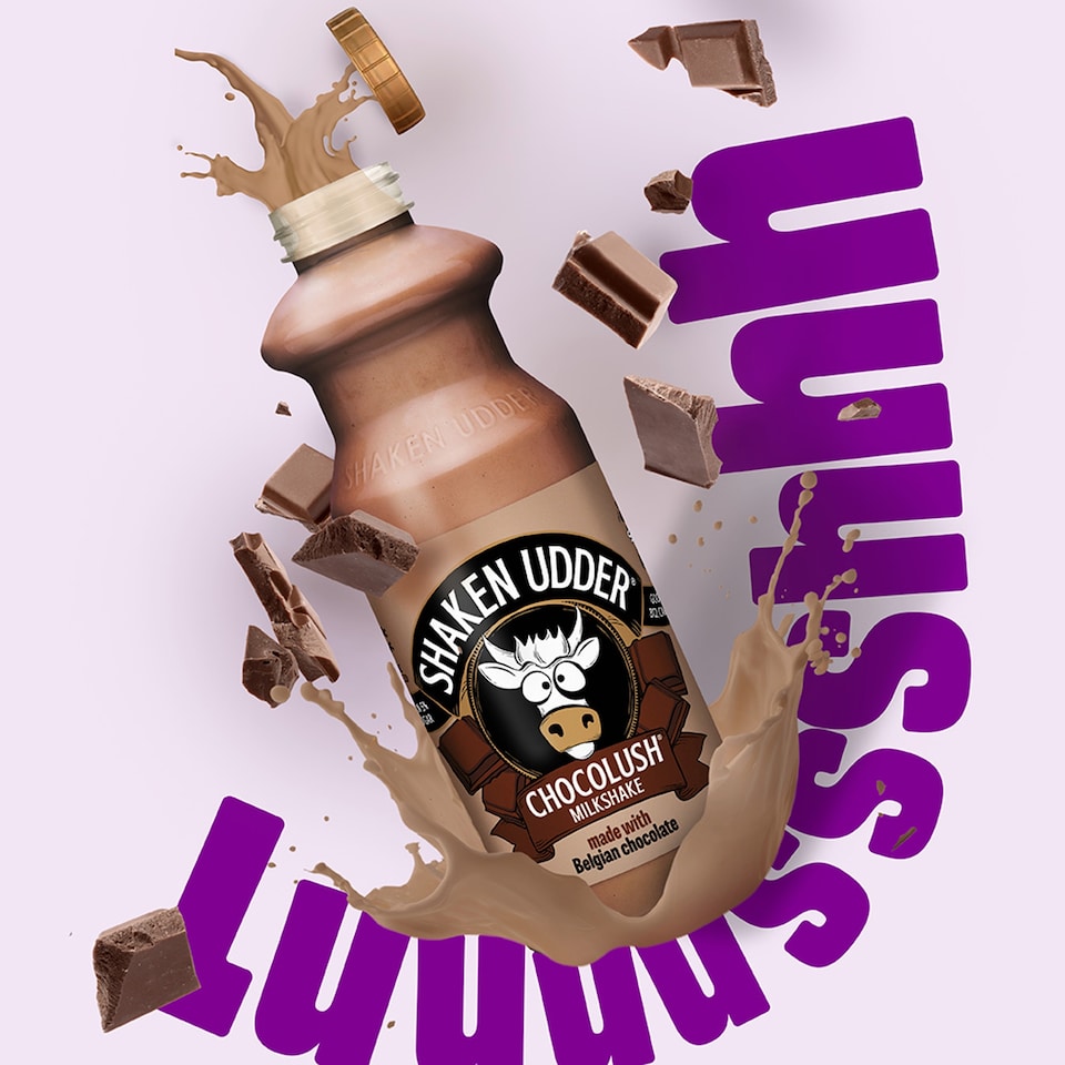 image 1 of Shaken Udder Chocolush Milkshake 750ml