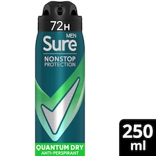 Sure Men Nonstop Protection Quantum Dry A/Pspirnt 250Ml