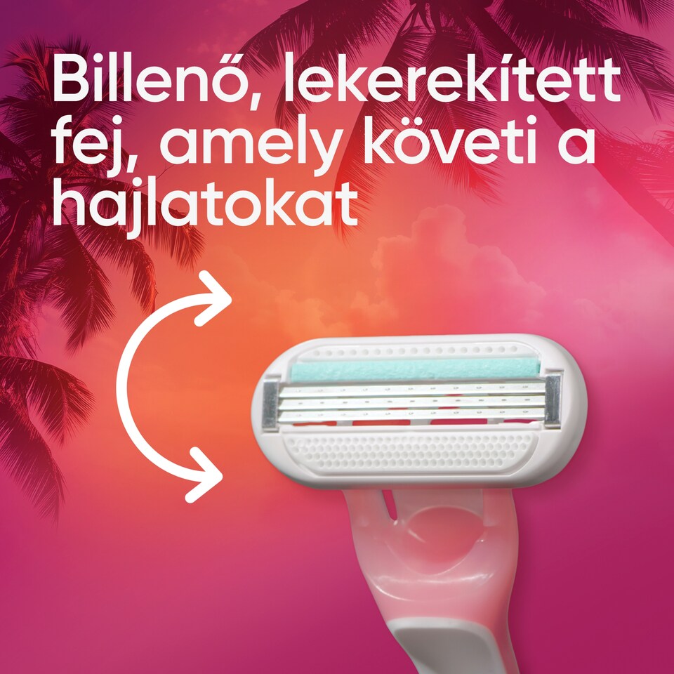 Venus Smooth Miami Eldobható Borotva, db 3   1. kép