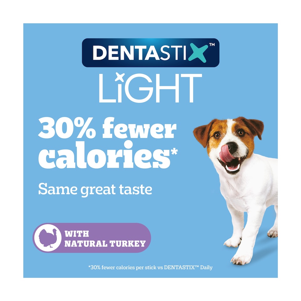 image 1 of PEDIGREE DentaStix Light Daily Dental Chews Small Dog 7 Sticks 58g
