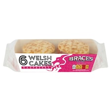 Brace's Family Bread Raspberry Jam Welsh Cakes 6 Pack