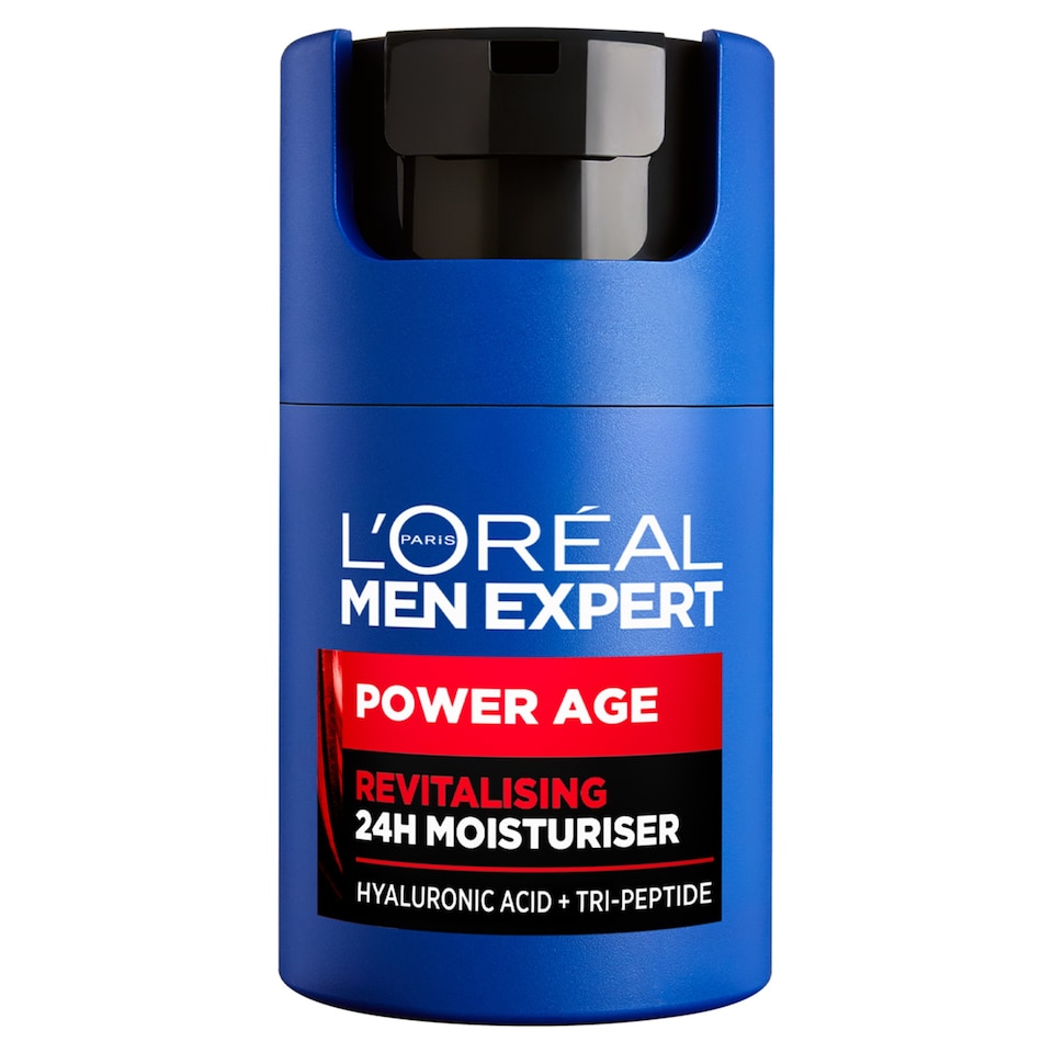 image 1 of L'Oreal Men Expert Power Age Revitalising 24 Hour Moisturiser 50Ml