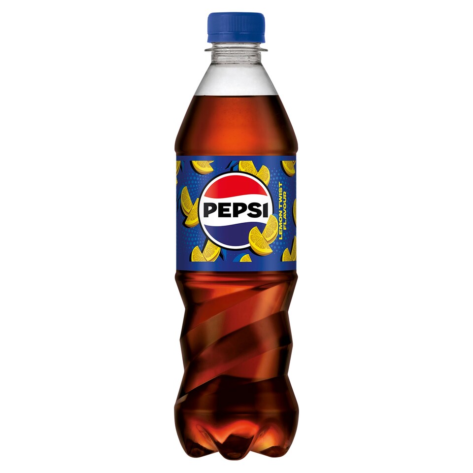 Pepsi Lemon Twist Flavour colaízű szénsavas üdítőital cukorral, citrom ízesítéssel 0,5 l