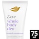 image 1 of Dove Lavender & Camomile Whole Body Deodorant Cream 75ml 