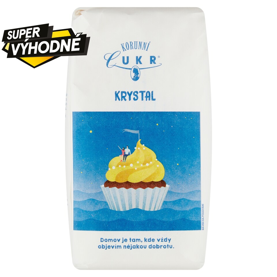 Korunní Cukr Krystal 1000g