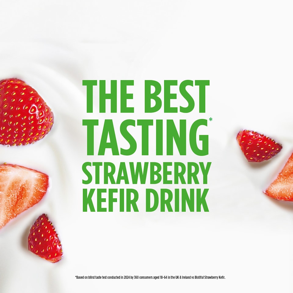 image 1 of Activia Kefir Strawberry Gut Health Yoghurt Drink 280ml