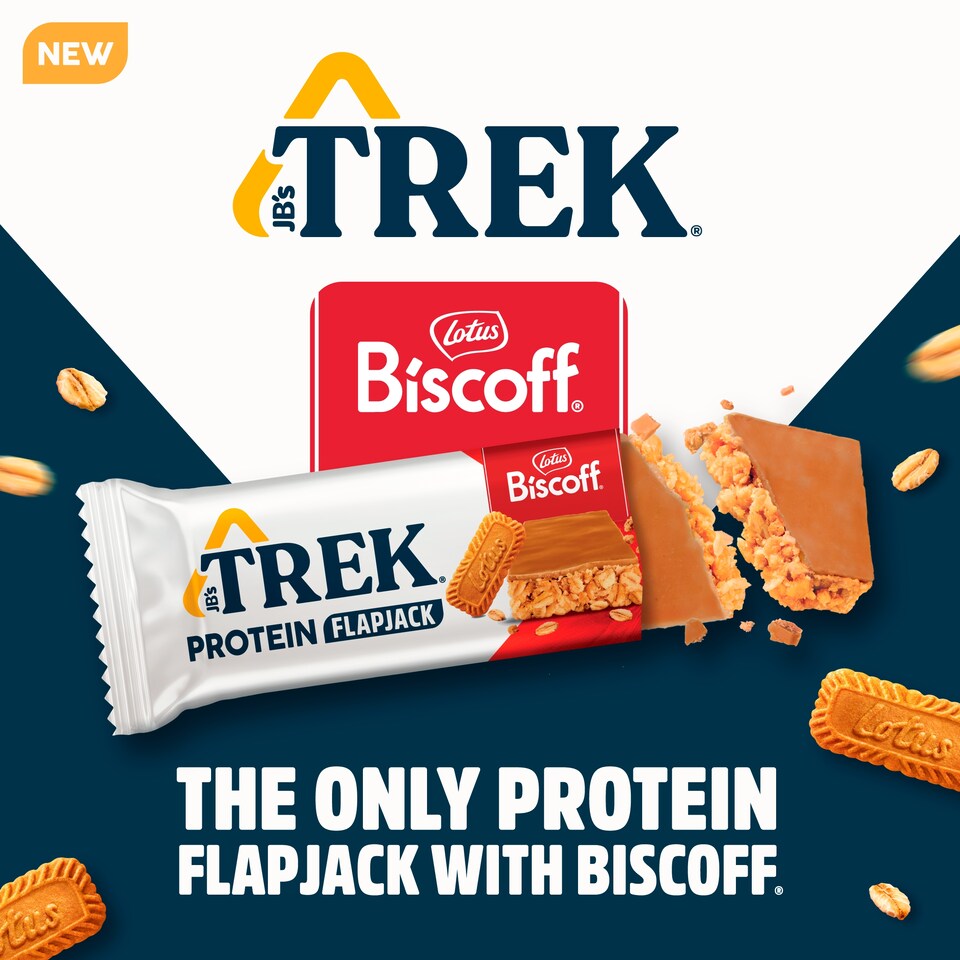image 1 of Trek Protein Flapjack with Lotus Biscoff 50g