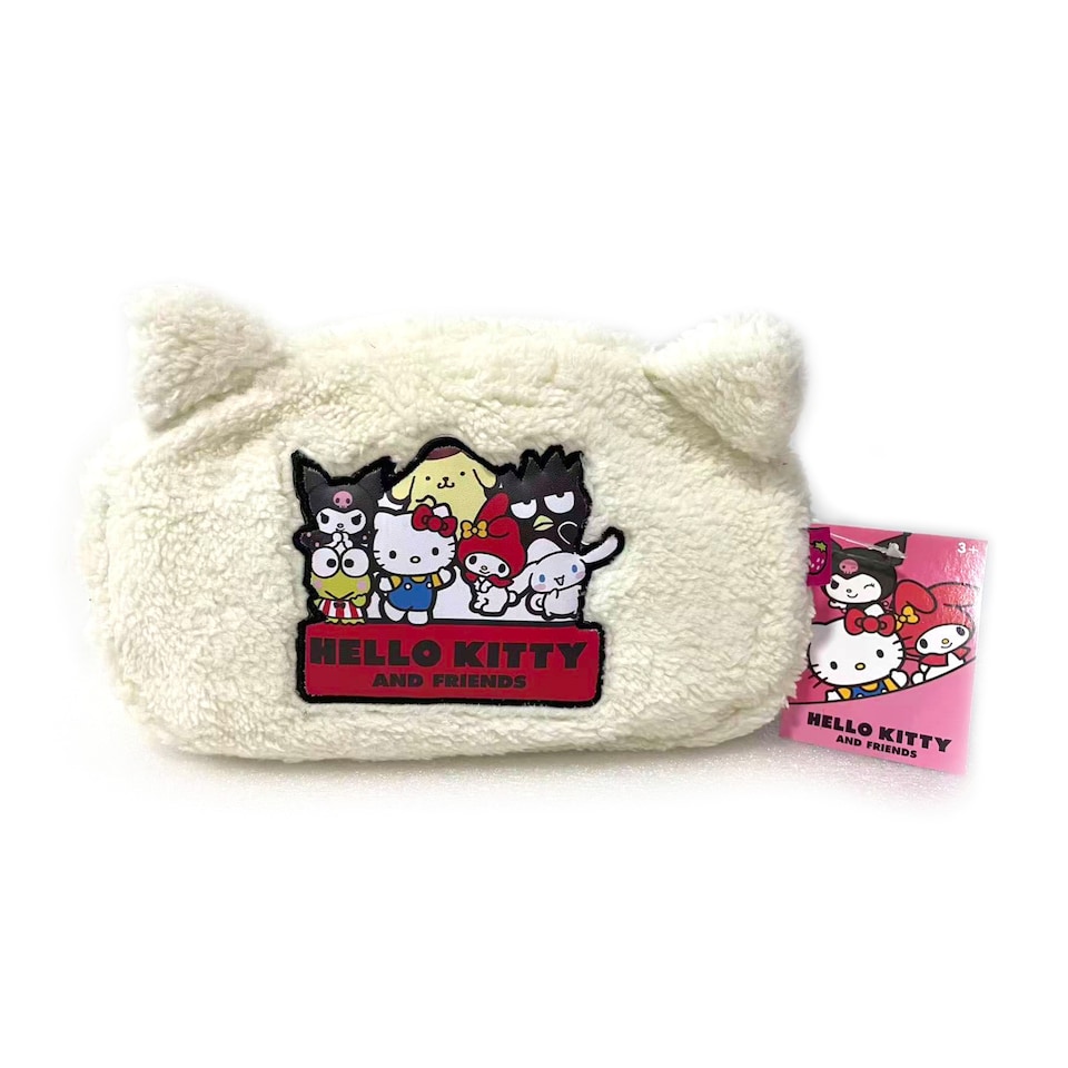 image 1 of Hello Kitty Fluffy Shaped Pouch