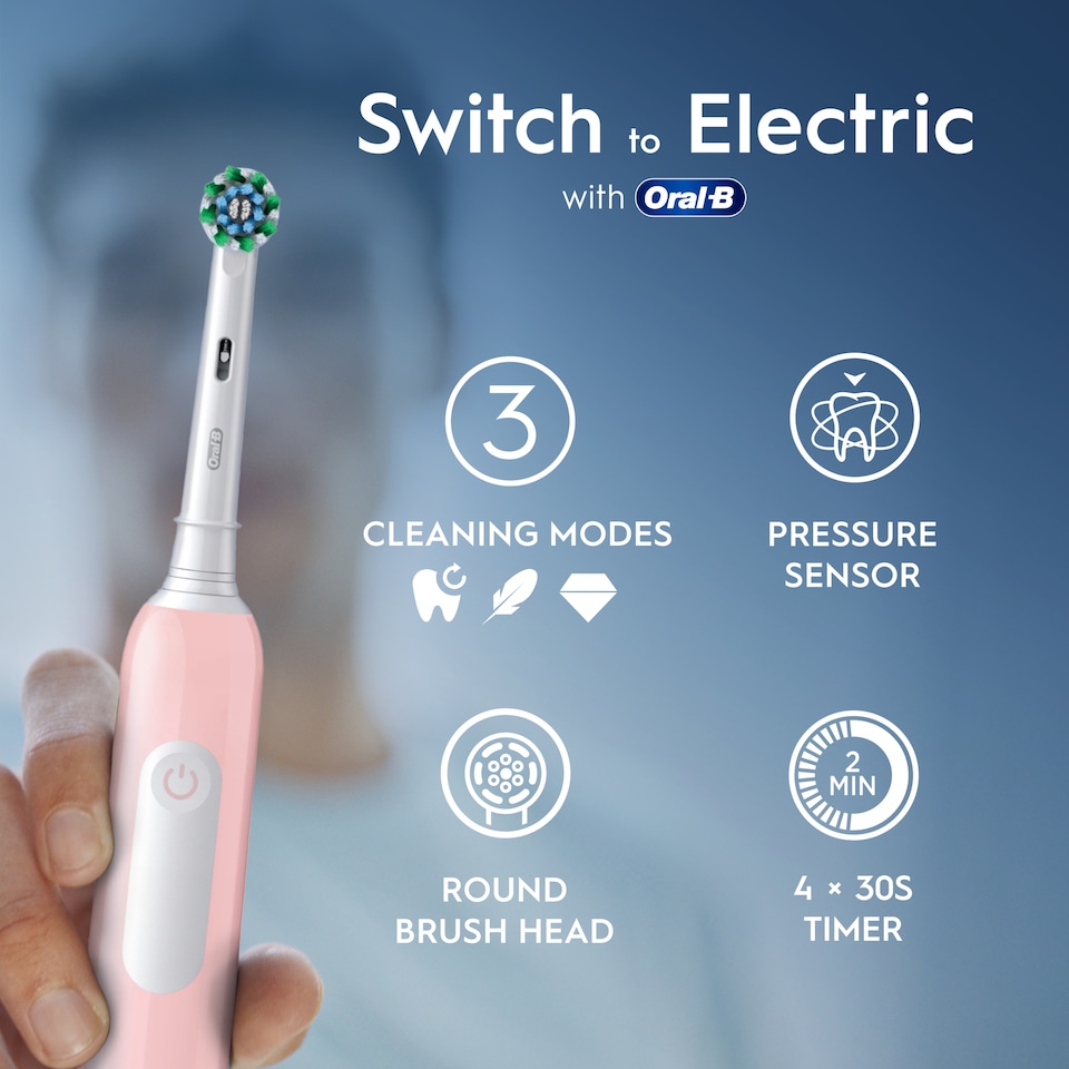 image 1 of Oral-B Pro Series 1 Electric Toothbrush Pink