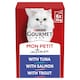 image 1 of GOURMET Mon Petit Fish Variety Tuna; Salmon; Trout Wet Cat Food 6x50g