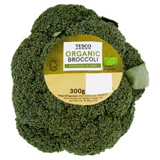 Tesco Organic Broccoli 300G Ht