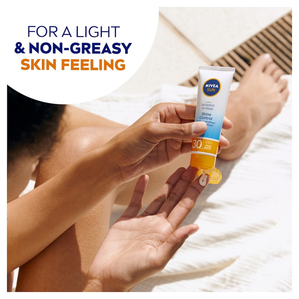 image 1 of NIVEA SUN UV Face Shine Control Sun Cream SPF 50 50ml