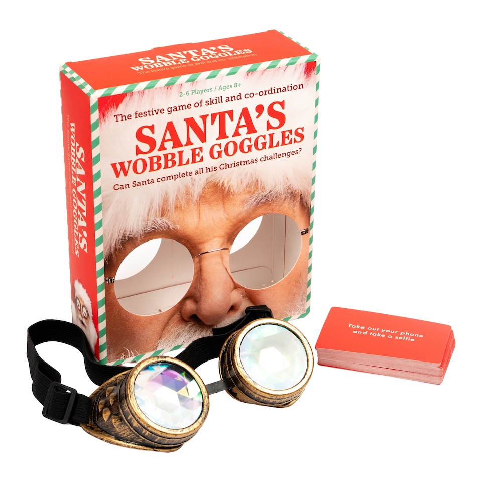 image 1 of Professor Puzzle Santa's Wobble Goggles Christmas Gift