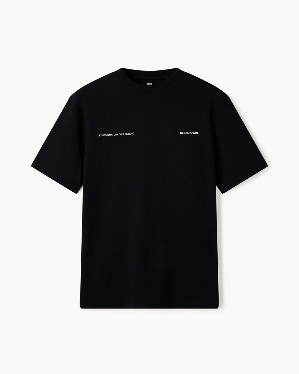 image 1 of F&F Active EVERYHOUR Pure Cotton T-Shirt in Black