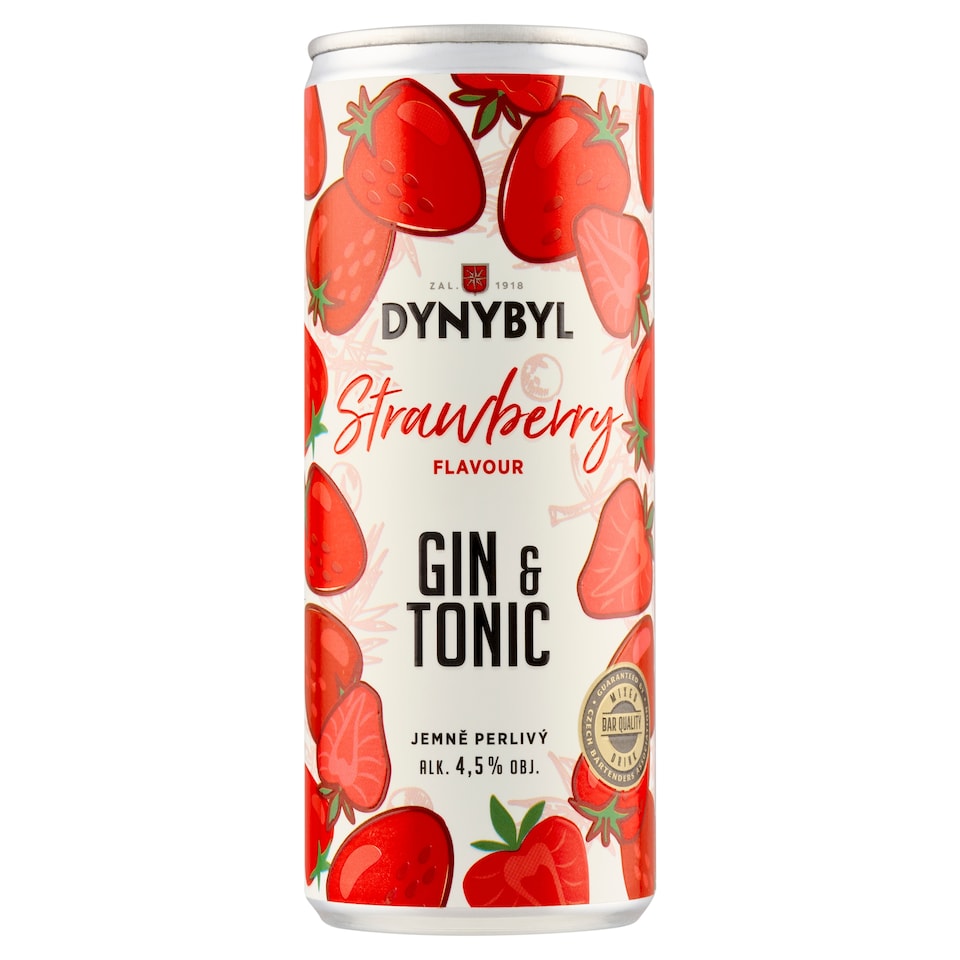 image 1 of Dynybyl Gin & Tonic Strawberry Flavour 250ml