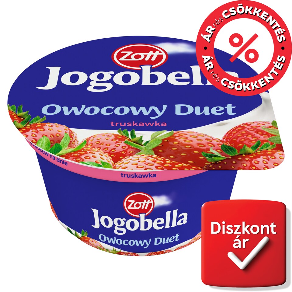 Zott Jogobella élőflórás, savanyított tejszínes desszert 180 g