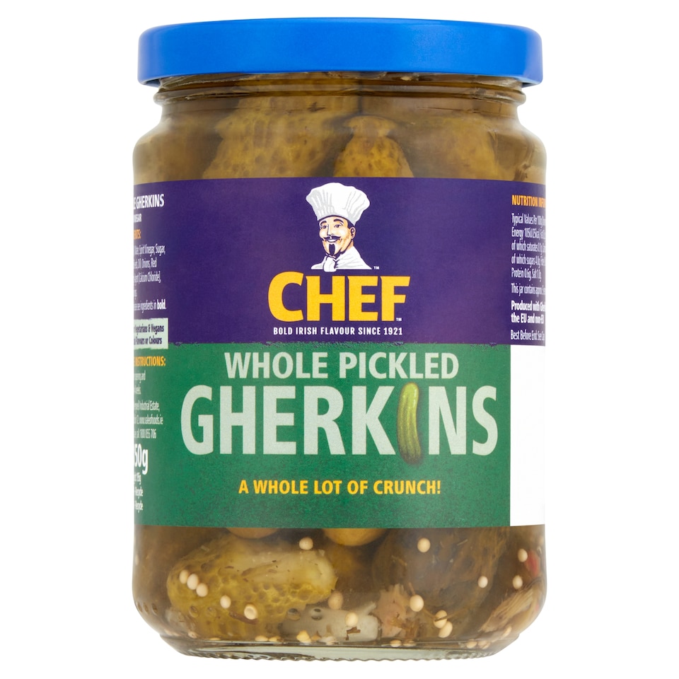 Chef Pickled Gherkins 350G