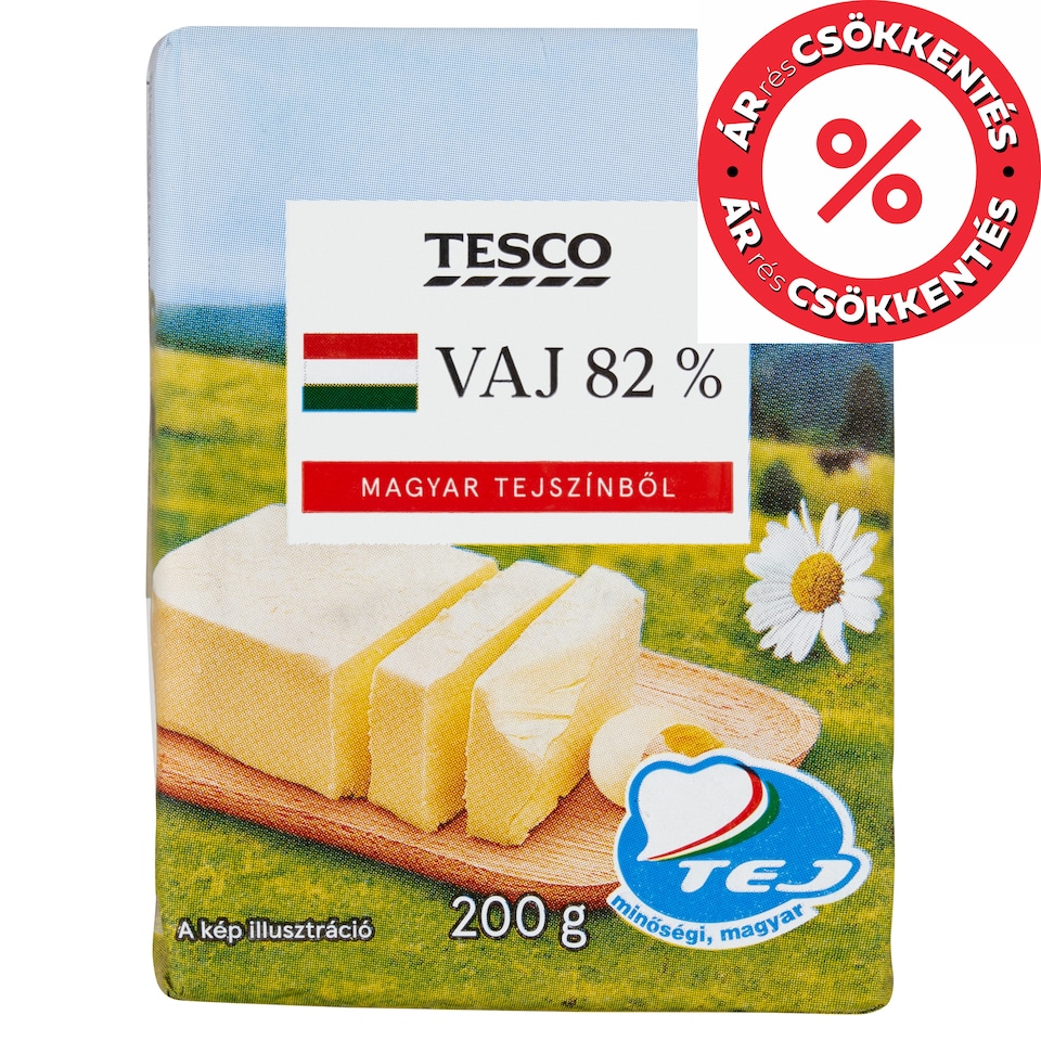 Tesco vaj 82% 200 g