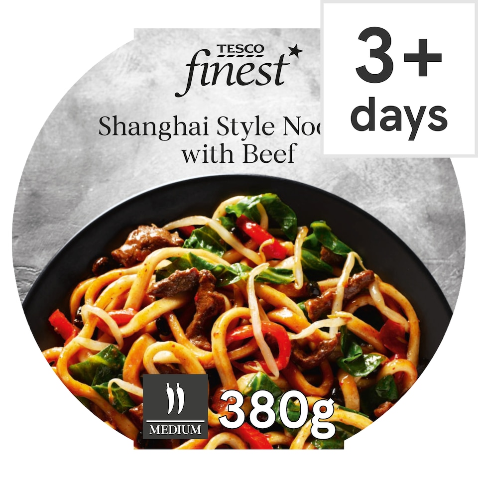 Tesco Finest Beef Shanghai Style Noodles 380g