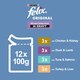 image 4 of Felix Cat Food Mixed Selection In Gravy 12X100g