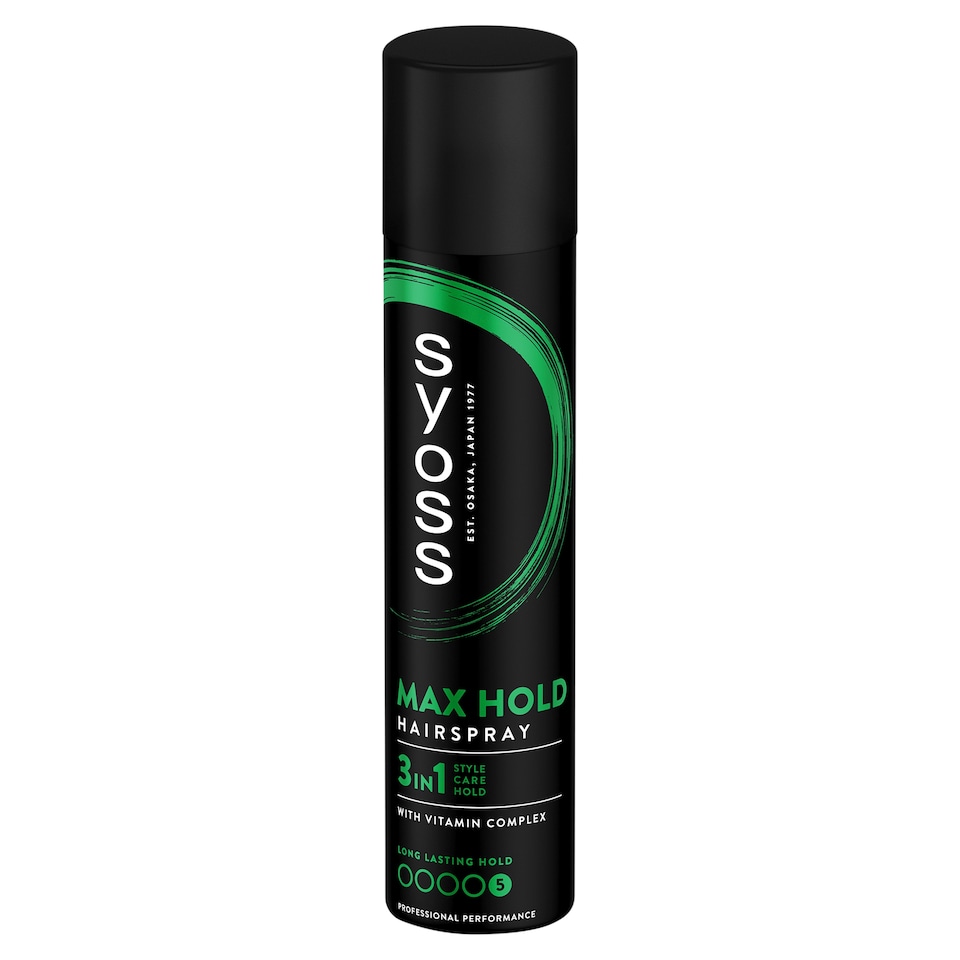 Obrázek 1 pro produkt Syoss Max Hold 3v1 lak na vlasy pro fixaci vlasů 300ml