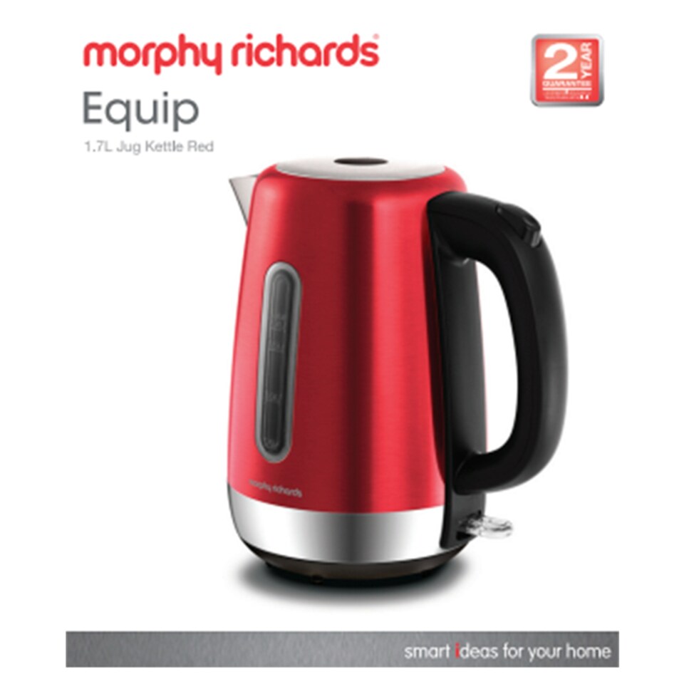Morphy Richards Equip Jug Kettle Red