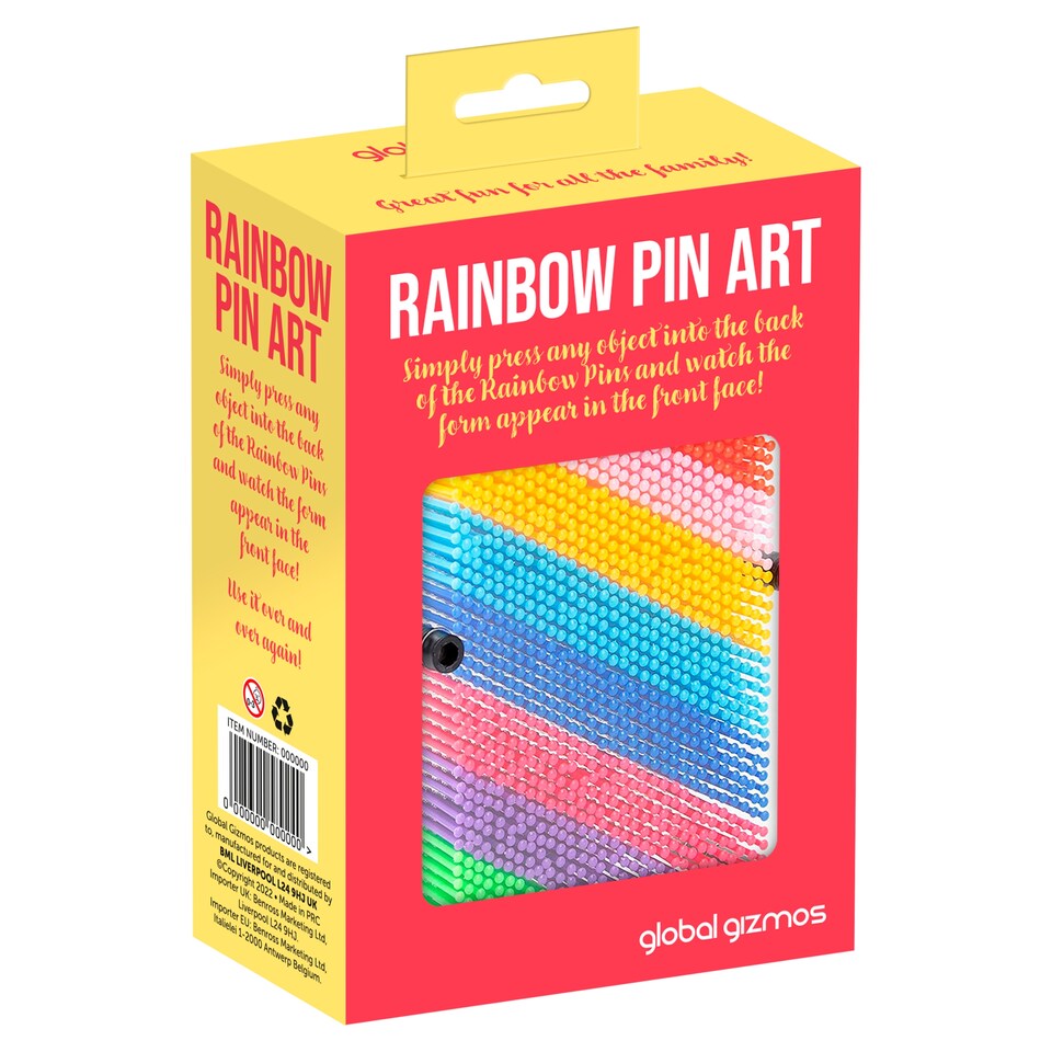 Global Gizmos Rainbow Pin Art