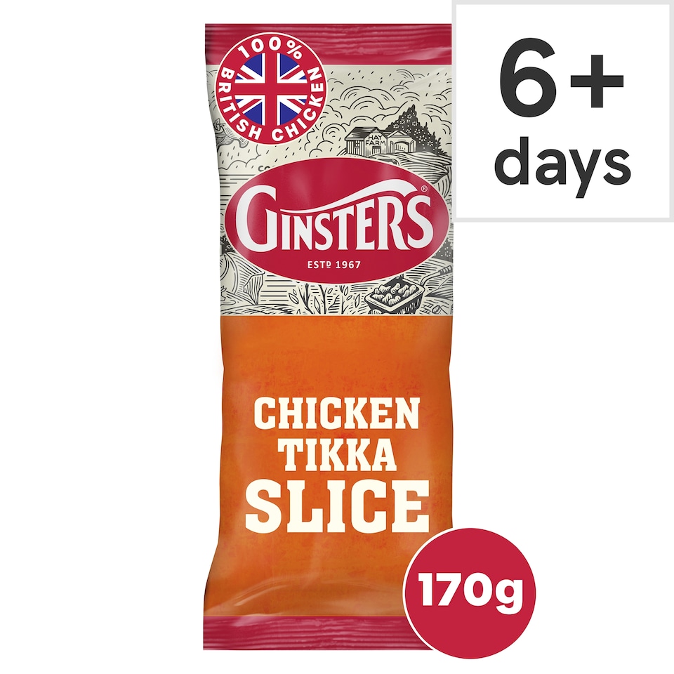 image 1 of Ginsters Chicken Tikka Slice 170G