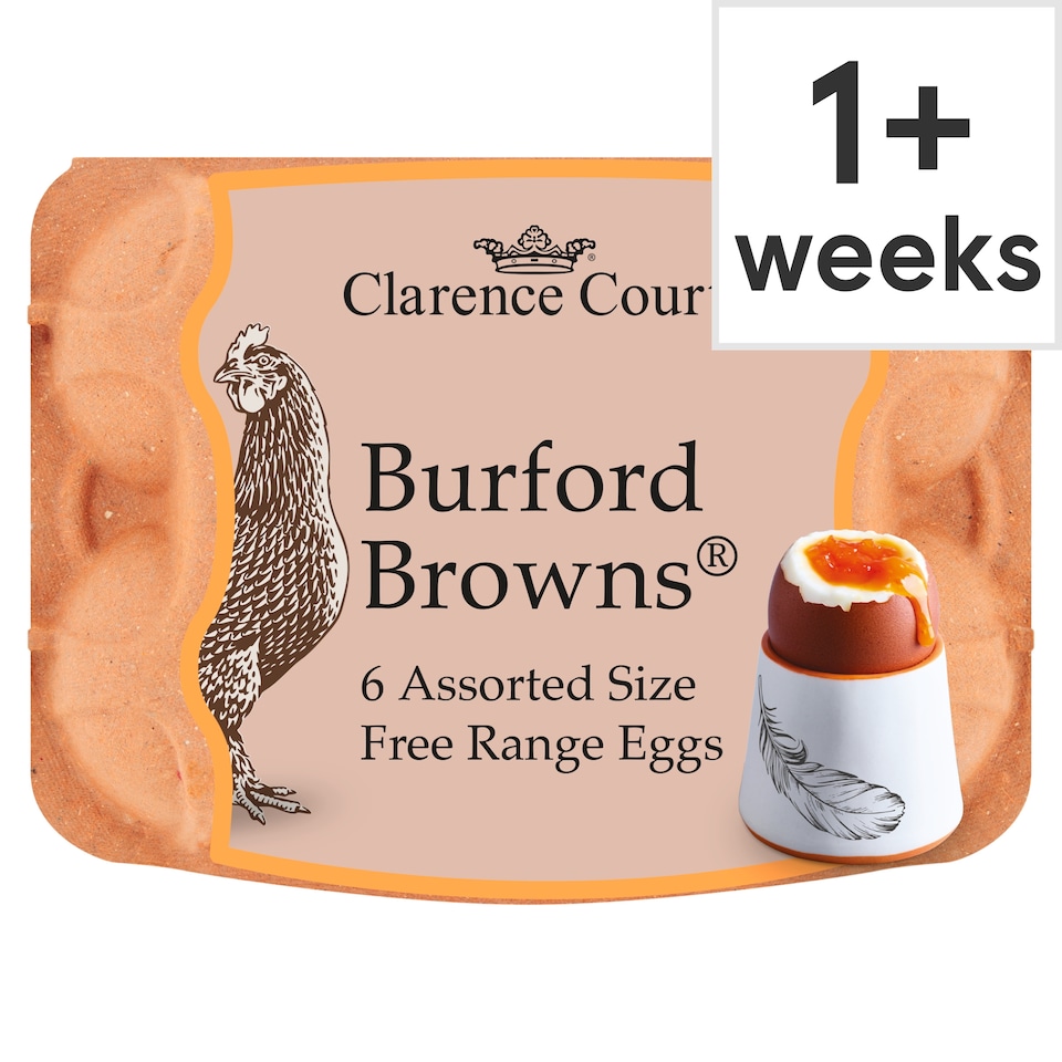 image 1 of Clarence Court Burford Browns Free Range Eggs 6 Pack