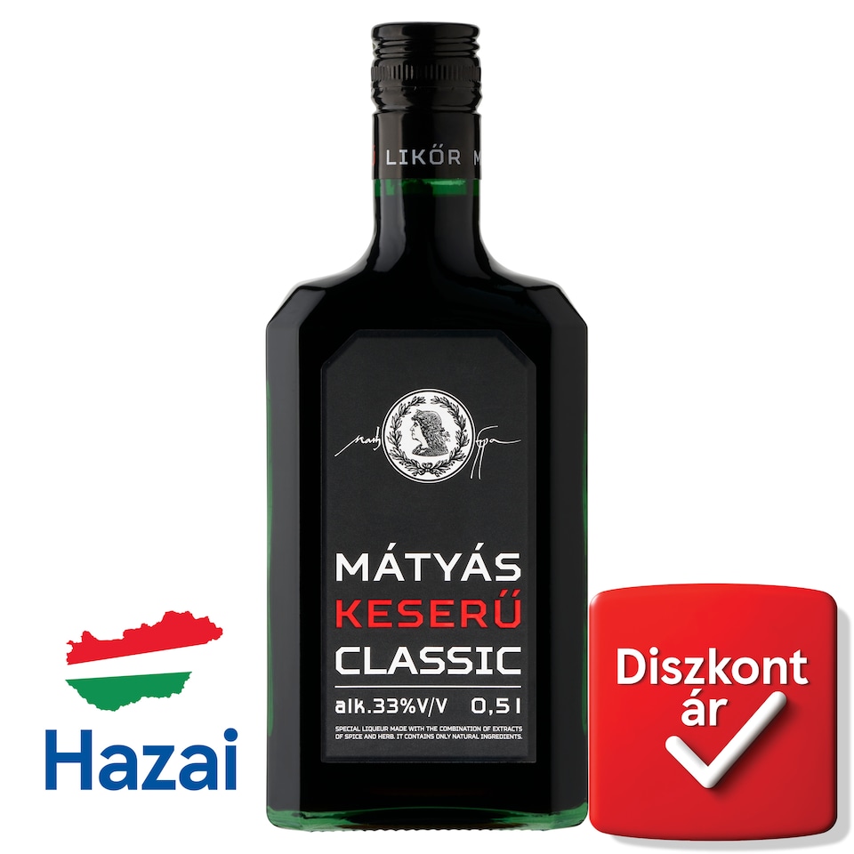 Mátyás Classic Bitter Liqueur 33% 0,5 l