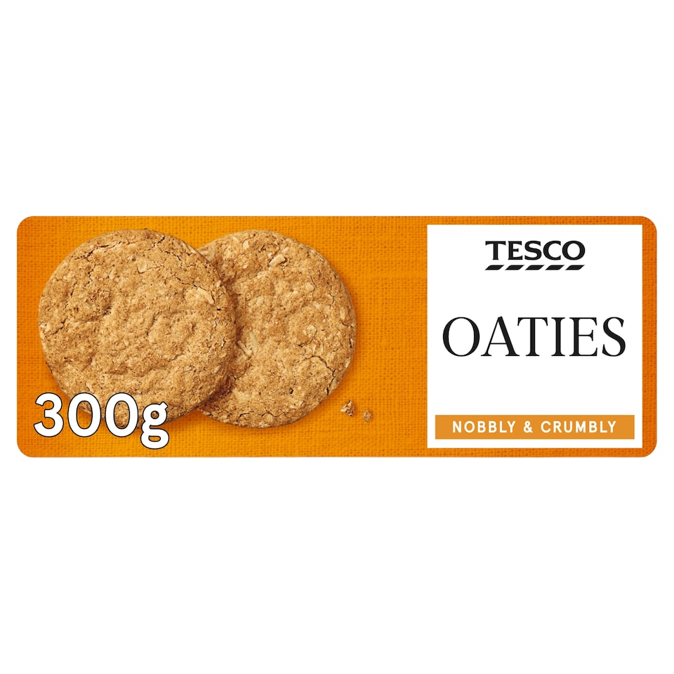 Tesco Oaty Rounds Biscuits 300G