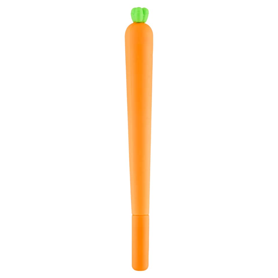 Carrot Silicone Gel Pen Black Ink 0.5 mm