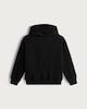 image 5 of F&F Girls Cotton Rich Hooded Sweatshirt in Black
