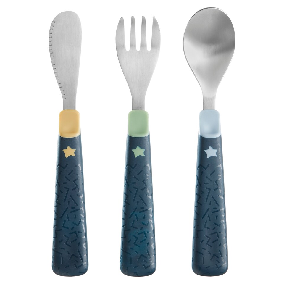 image 1 of Tommee Tippee Big Kids First Cutlery Set