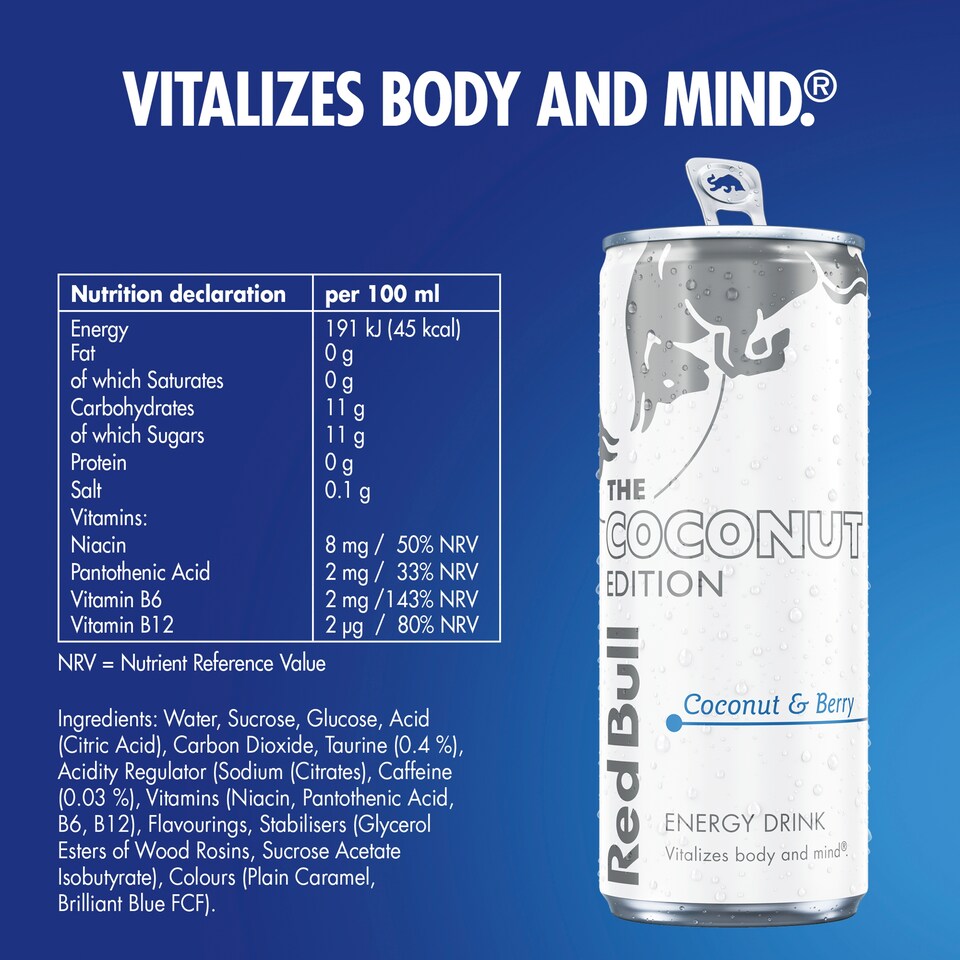 image 1 of Red Bull Coconut Energy Drink 250Ml