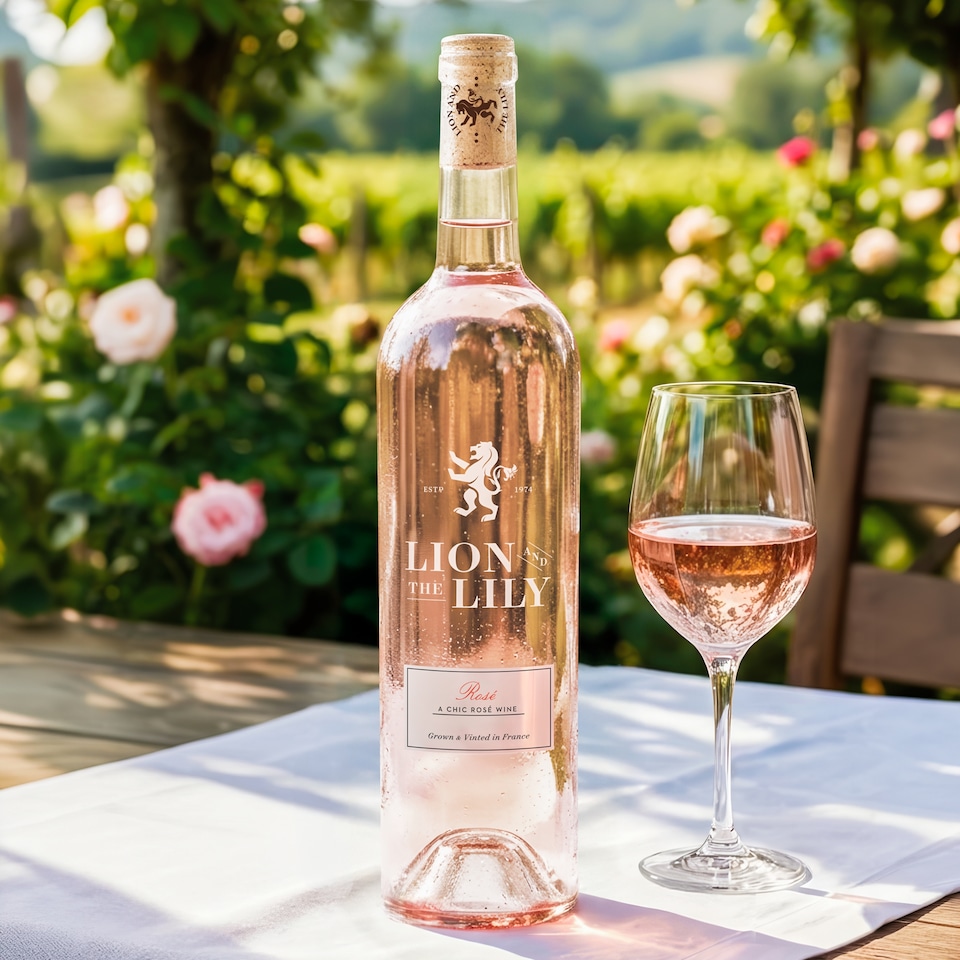 image 1 of Lion and the Lily Bordeaux Rose Wine 75cl