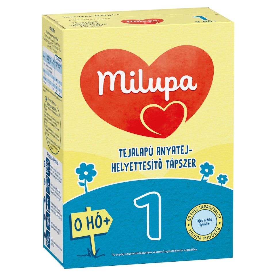 Milupa 1 tejalapú anyatej-helyettesítő tápszer 0 hó+ 600 g