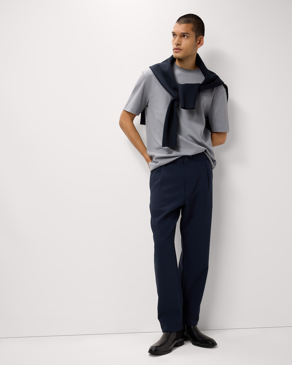 image 1 of F&F Pure Cotton Relaxed Fit T-Shirt in Grey