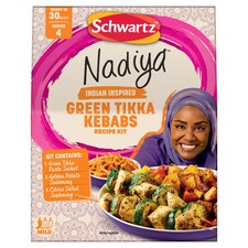 Schwartz Nadiya Green Tikka Kebab Recipe Kit 105g