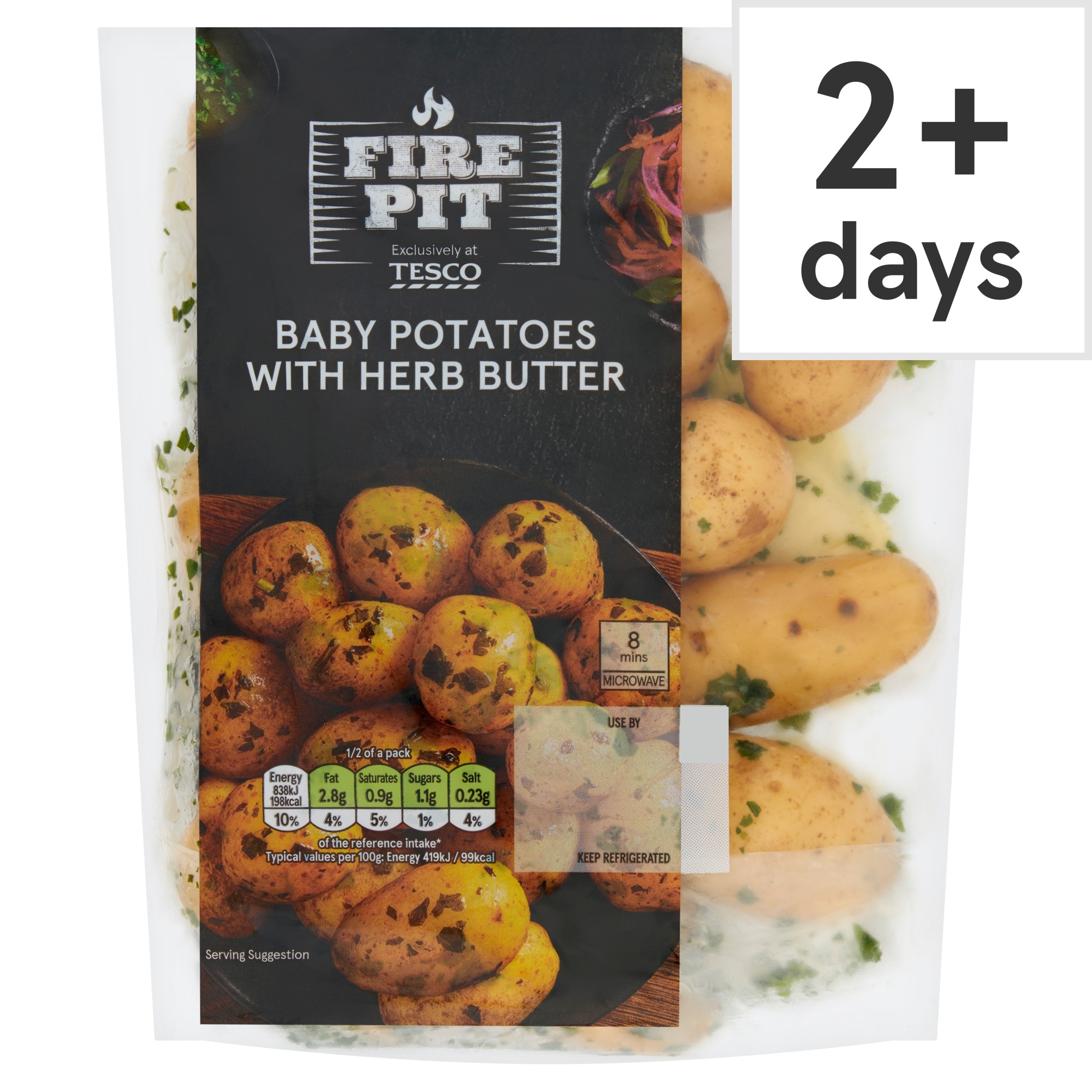 Tesco Baby Potatoes With Herb Butter 400g