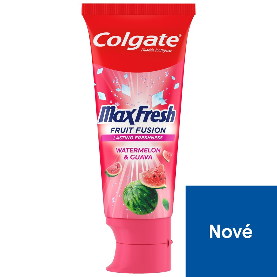 Obrázek 1 pro produkt Colgate Max Fresh Fruit Fusion Watermelon ochucená zubní pasta 75ml