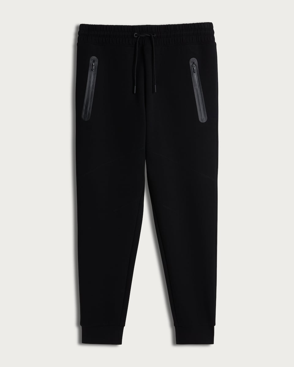 image 1 of 9 Peaks Cotton Blend Cuffed Joggers in Black