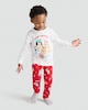 image 2 of Bluey Merry Christmas Print Pure Cotton Pyjamas in Multi