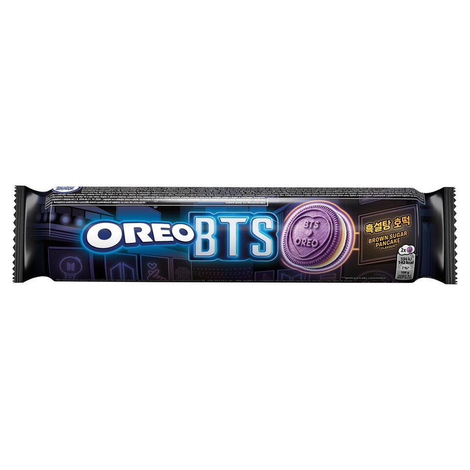 Oreo BTS Cookies with Caramel Pancake and Vanilla Flavor Fillings 157 g