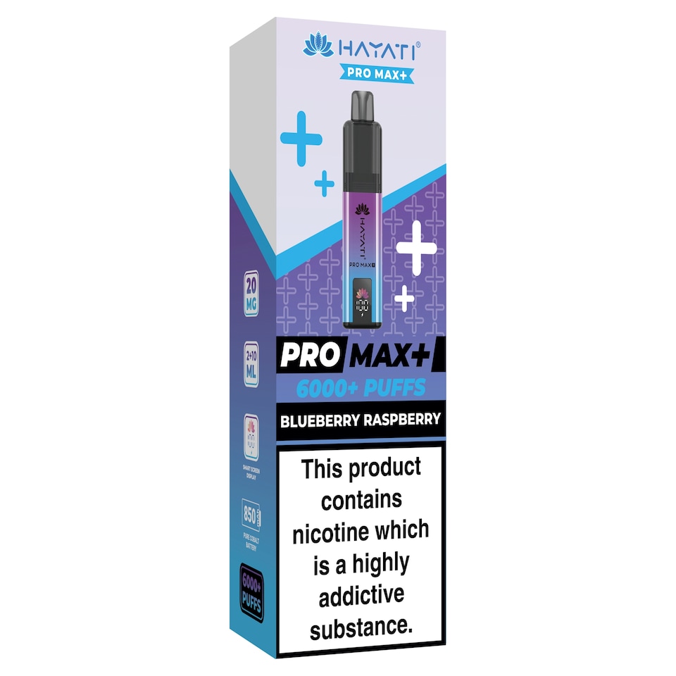 Hayati Pro Max+ Kit Blueberry Raspberry 20mg