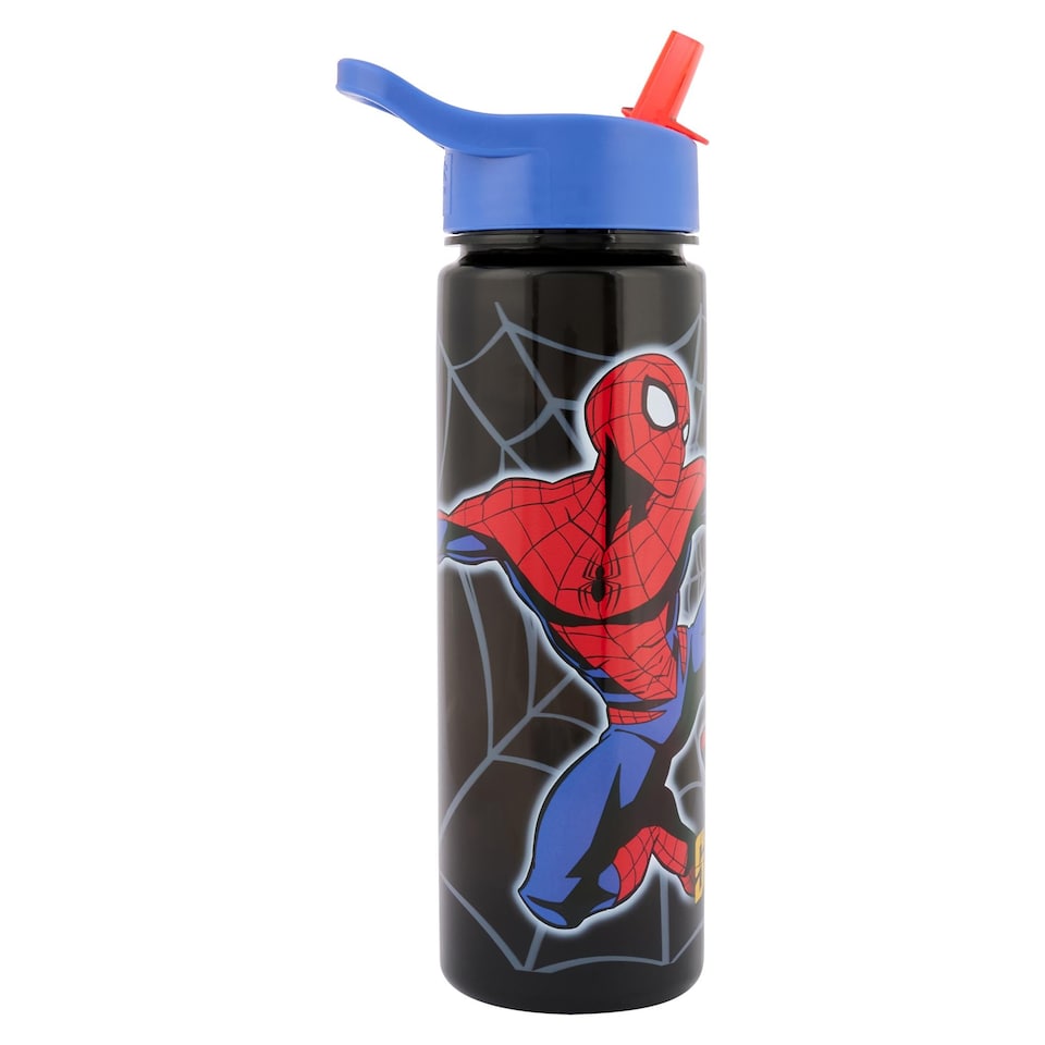 image 1 of Spiderman Glow Water Bottle 600ml